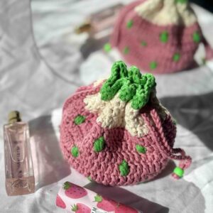Le P’tit Pochon Pop – Trèfle & Rose Antique