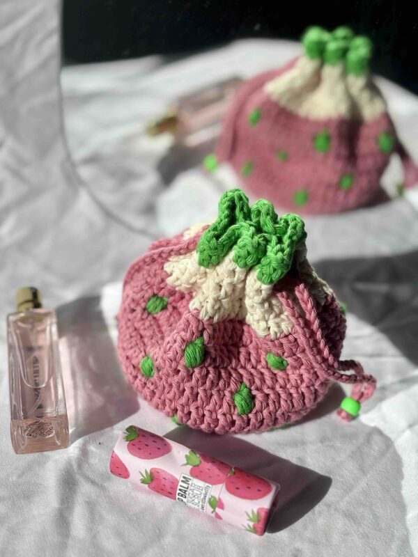 Le P’tit Pochon Pop – Trèfle & Rose Antique