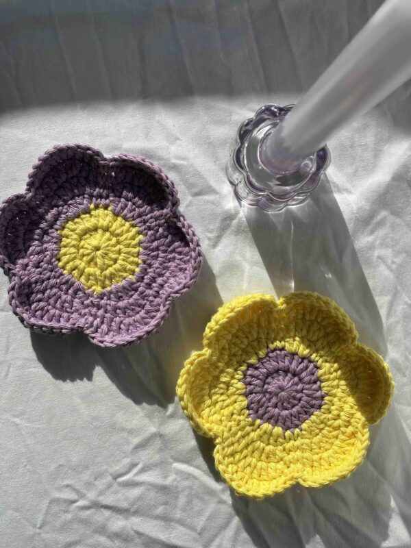 Sous-tasse Daisy – Duo Lilas & Lemon Curd