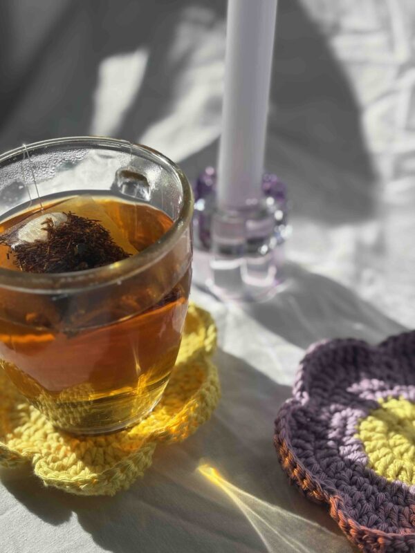 Sous-tasse Daisy – Duo Lilas & Lemon Curd – Image 3