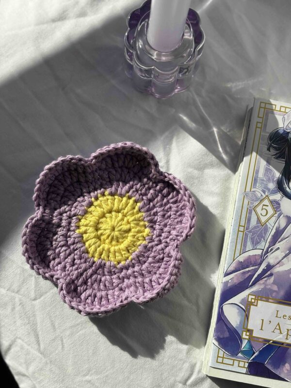 Sous-tasse Daisy – Duo Lilas & Lemon Curd – Image 4
