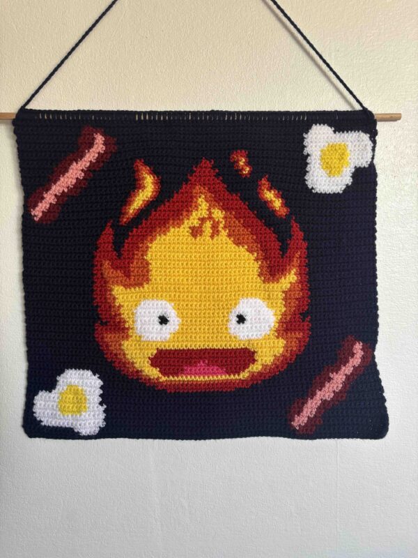 Tapisserie Crochet Calcifer