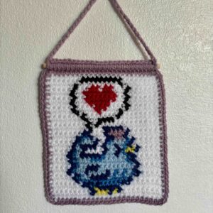 Tapisserie Crochet Poule Stardew Valley