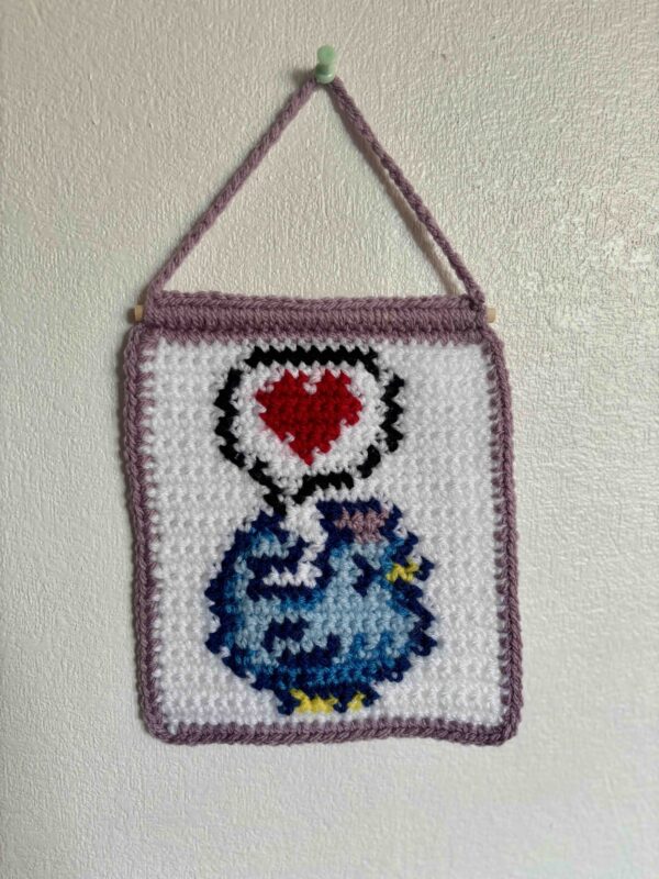 Tapisserie Crochet Poule Stardew Valley