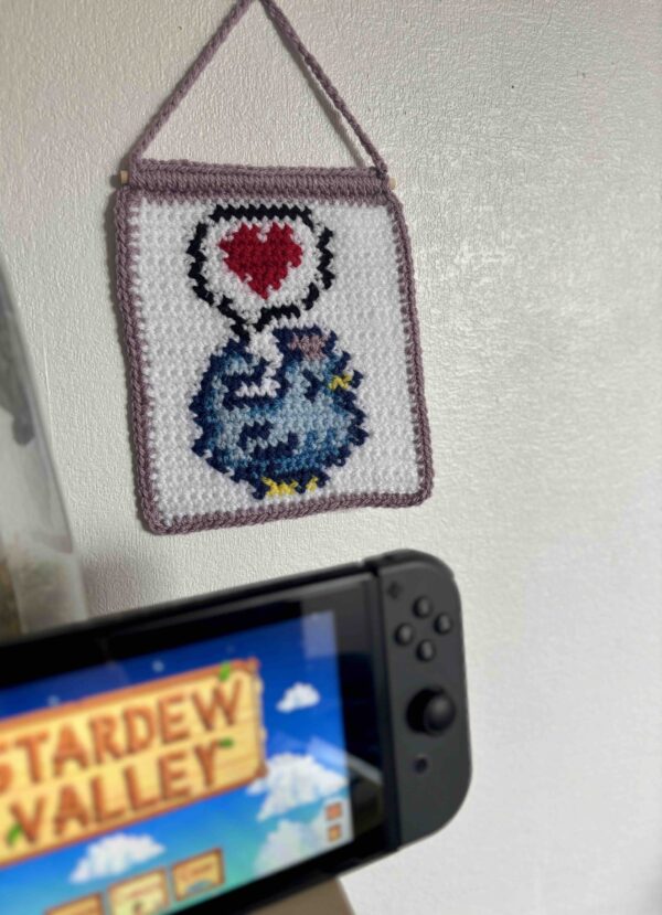Tapisserie Crochet Poule Stardew Valley – Image 2